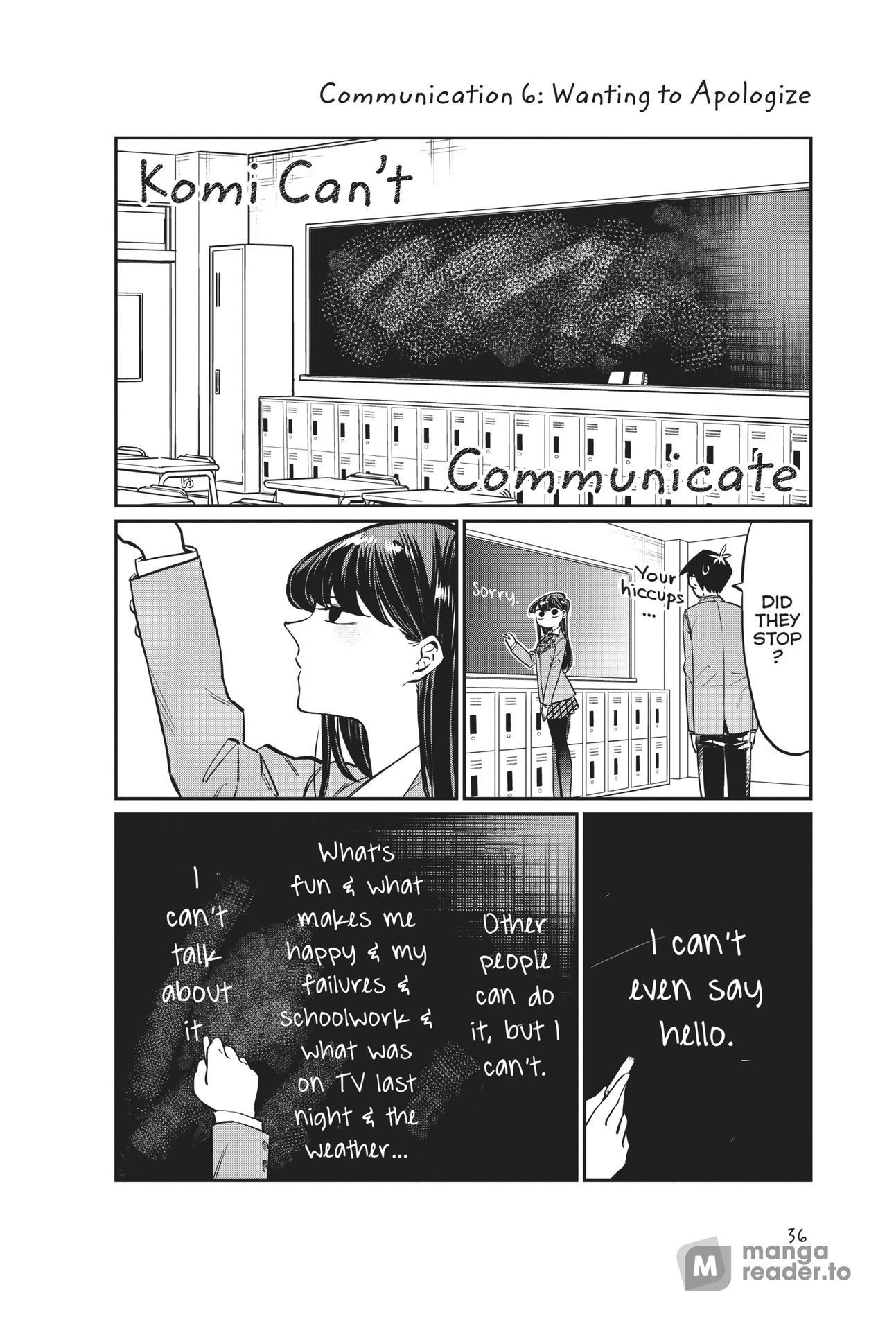 Komi Can’t Communicate, Chapter 6 image 01